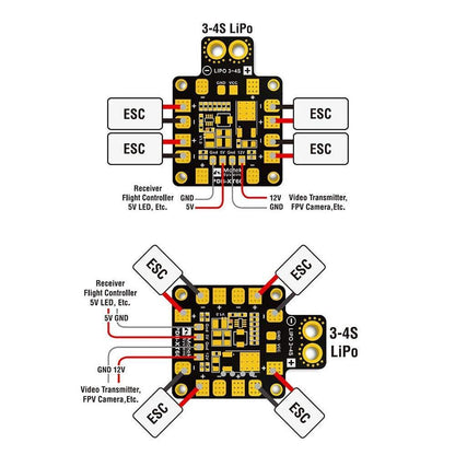 Matek Systems PDB-XT60 Power Distribution Board - Image 2