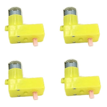 60 RPM L Shaped Single Shaft BO Motor - Image 3