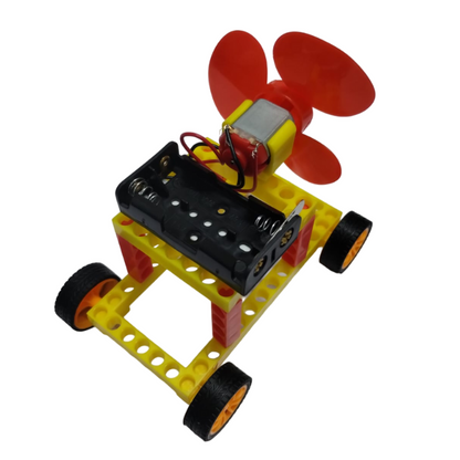 DIY Colorful  Wind Generator Car - Image 3